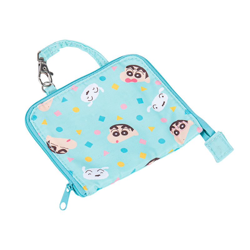 Kantung dompet ritsleting bulat padat